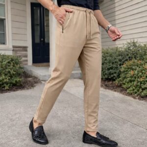 Cream - Narrow Trouser